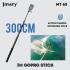 Jmary MT-65 Carbon Fiber Invisible Ultra Long Extension Pole Stick for Action Camera 3 Meter - Black